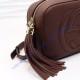 Gucci Soho Small Leather Disco Bag GU308364-dark-brown